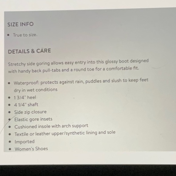 NWT women’s Zodiac Shiloh waterproof boots, size 8.5 - Picture 8 of 8